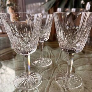 Waterford Crystal Clear Wine Glasses